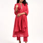 Khushbu Pink Kurta Pant Dupatta Set