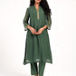 Khushbu Green Kurta Pant Dupatta Set