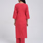 Chamki  Pink Cotton Gota Patti Kurta