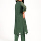 Khushbu Green Kurta Pant Dupatta Set