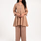 Khushbu Gold Kurta Pant Set