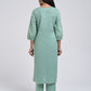 Chamki  Green Cotton Gota Patti Kurta, Pants & Dupatta