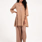 Khushbu Gold Kurta Pant Set
