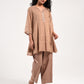 Khushbu Gold Kurta Pant Set