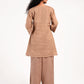 Khushbu Gold Kurta Pant Set