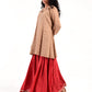 Khushbu Gold Kurta Skirt Dupatta  Set