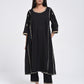 Chamki  Black Cotton Gota Patti Kurta