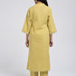 Chamki  Lime Yellow Cotton Gota Patti Kurta