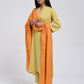 Chamki  Yellow Cotton Gota Patti Kurta, Pants & Dupatta