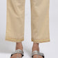Chamki  Beige Cotton Gota Patti  Pants