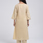 Chamki  Beige Cotton Gota Patti Kurta