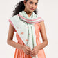 Within Aqua Printed Scarf