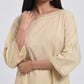 Chamki  Beige Cotton Gota Patti Kurta
