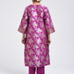 Kanchan Purple Kurta, Pant and Dupatta Set