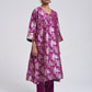Kanchan Purple Kurta, Pant and Dupatta Set