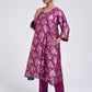 Kanchan Purple Kurta, Pant and Dupatta Set