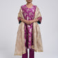 Kanchan Purple Kurta, Pant and Dupatta Set
