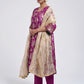 Kanchan Purple Kurta, Pant and Dupatta Set