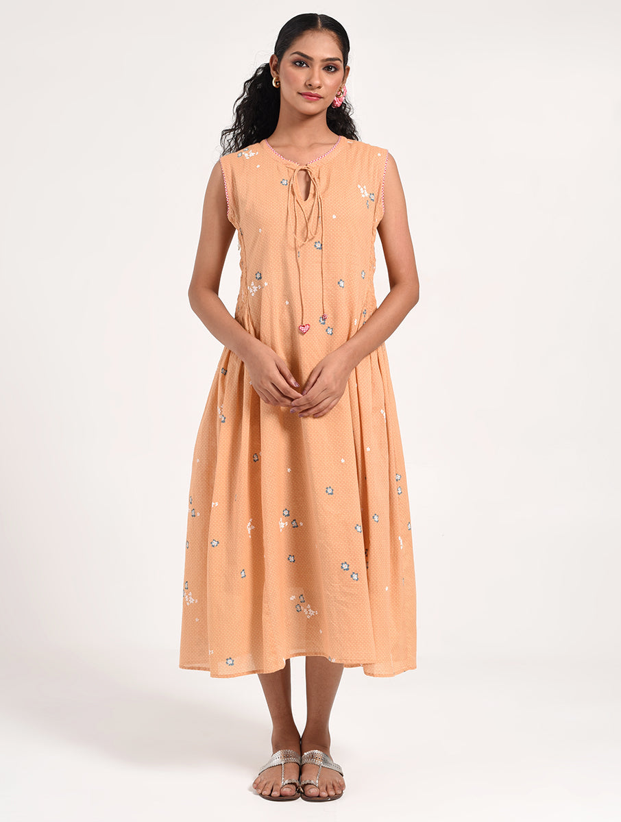 Within Beige Sleeveless Dress