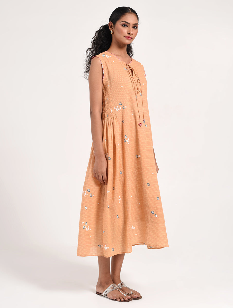 Within Beige Sleeveless Dress