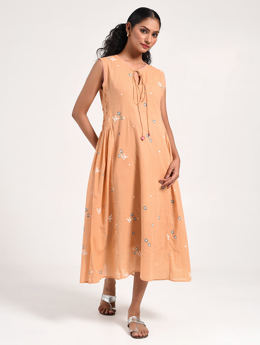 Within Beige Sleeveless Dress