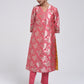 Kanchan Pink Kurta, Pant and Dupatta Set