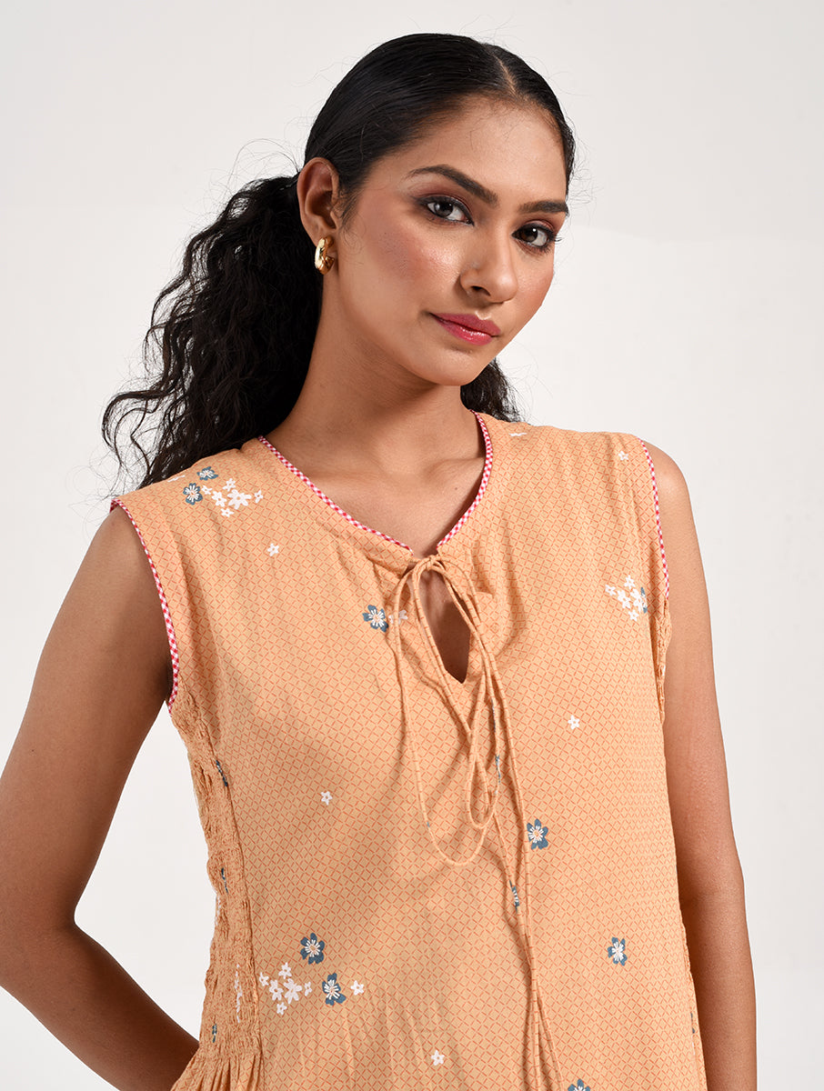 Within Beige Sleeveless Dress