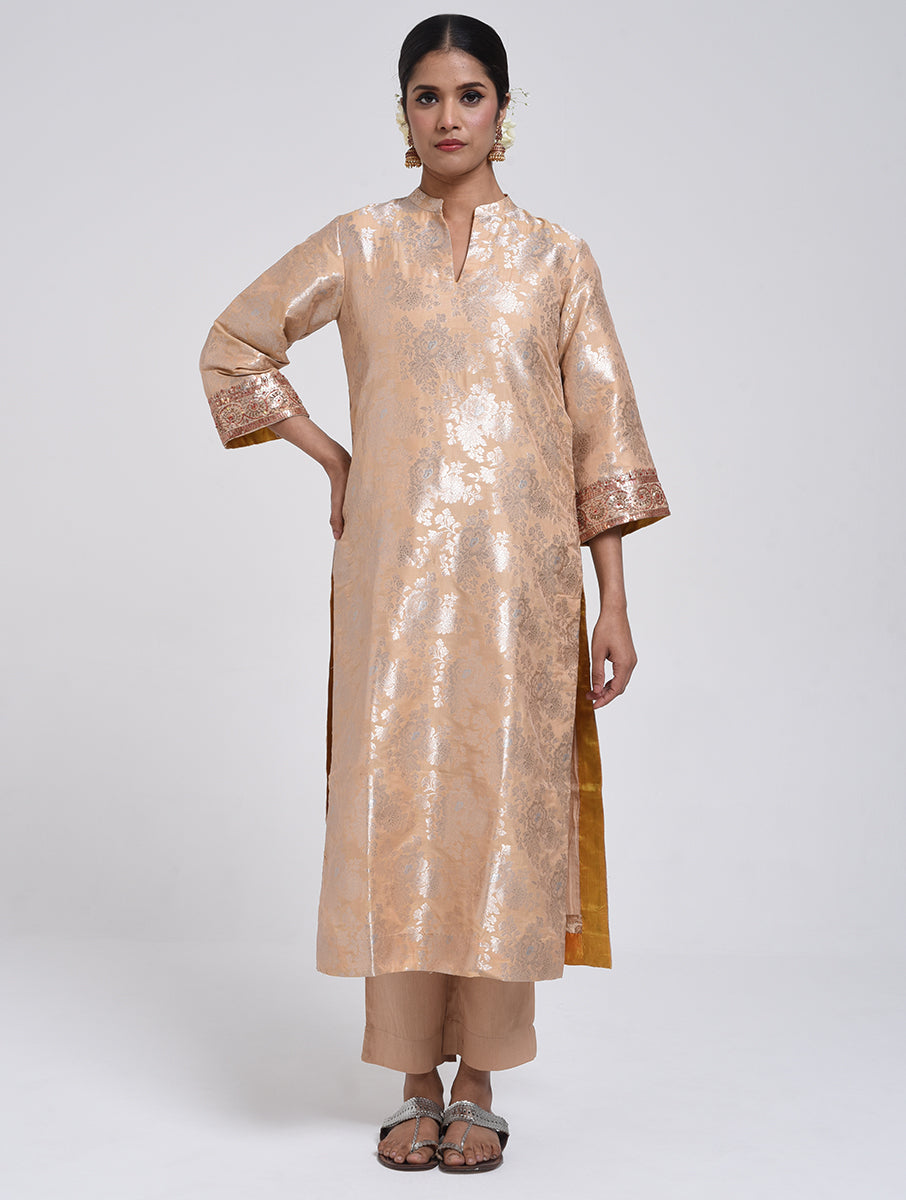 Kanchan Beige Kurta Set