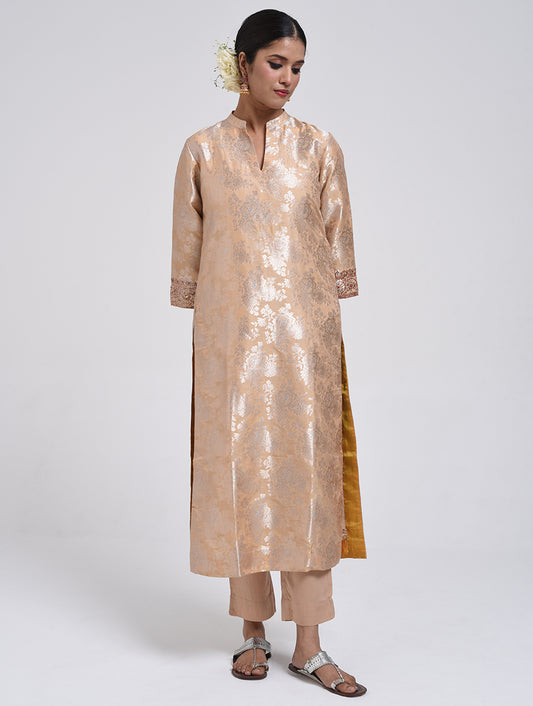Kanchan Beige Kurta Set