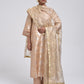 Kanchan Beige Kurta, Pant and Dupatta Set