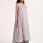 Within Grey V Neck Dress