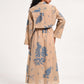 Within Beige Collar Dress