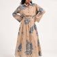 Within Beige Collar Dress