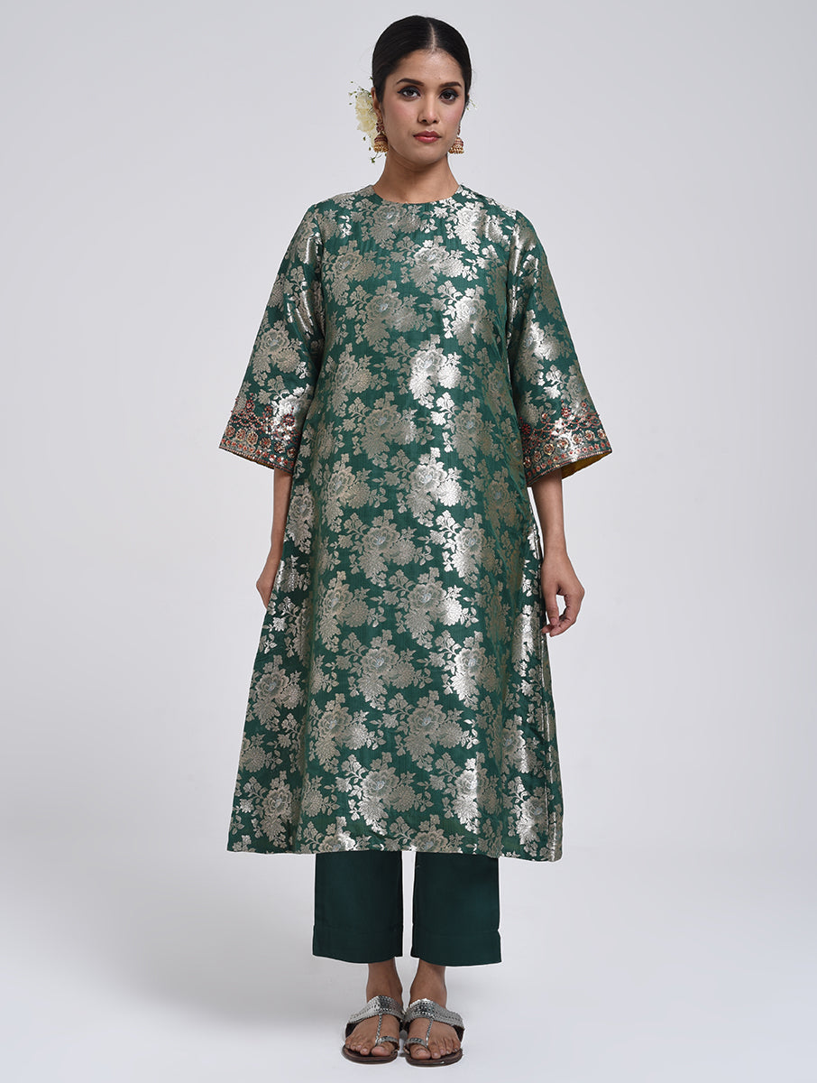 Kanchan Green Kurta Set