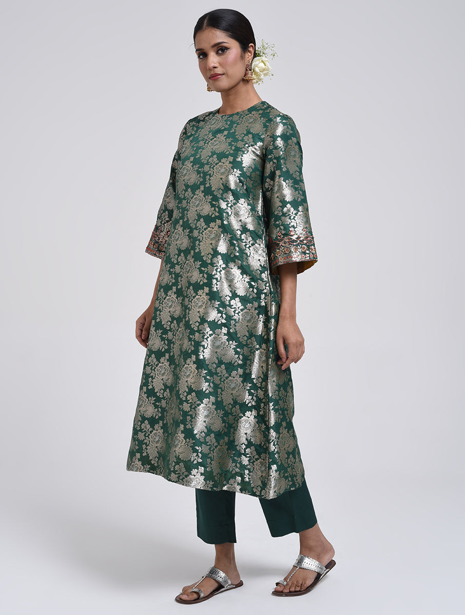 Kanchan Green Kurta, Pant and Dupatta Set