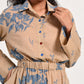 Within Beige Collar Dress