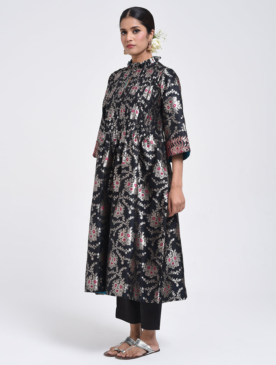Kanchan Black Kurta, Pant and Dupatta Set