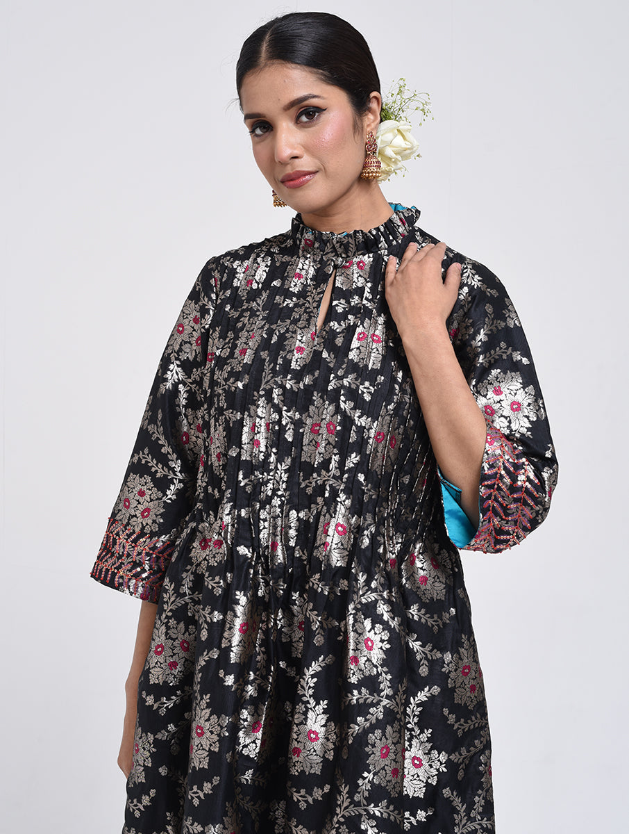 Kanchan Black Kurta, Pant and Dupatta Set
