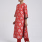 Kanchan Red Kurta, Pant and Dupatta Set