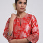 Kanchan Red Kurta, Pant and Dupatta Set
