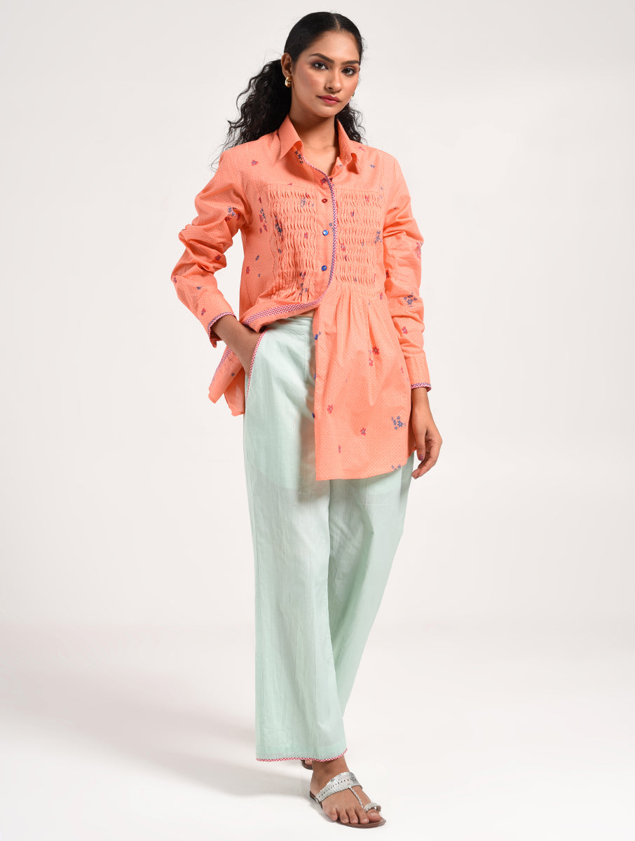Within Relaxed Collar Shirt and pajama set