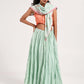 Within Elasticated Ruffle Top Skirt Scarf Set