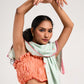Within Elasticated Ruffle Top Skirt Scarf Set