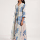 Within Aqua V Neck  Kurta/Dress
