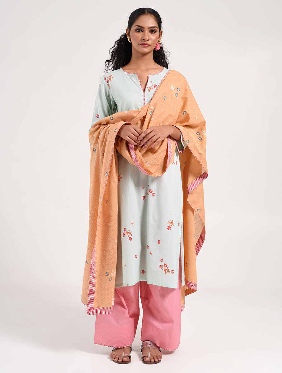 Within Beige Printed Dupatta