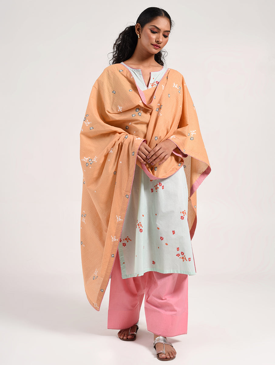 Within Beige Printed Dupatta