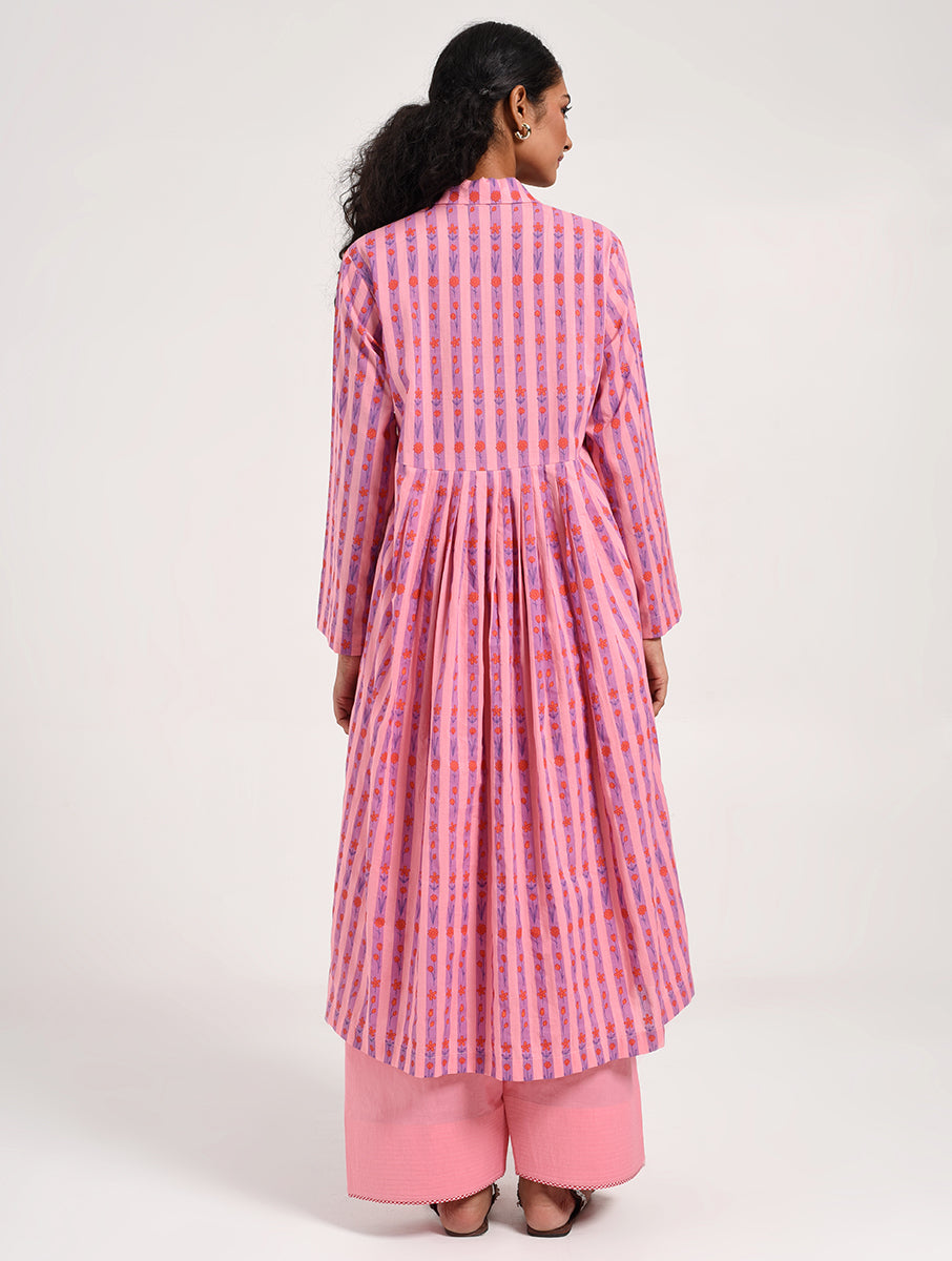 Within Pink Yok Kurta/Dress Pajama Set