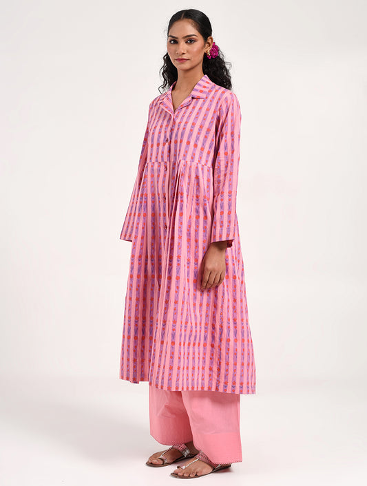 Within Pink Yok Kurta/Dress Pajama Set