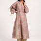 Within Beige Striped Kurta