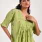 Within Green V Neck Top